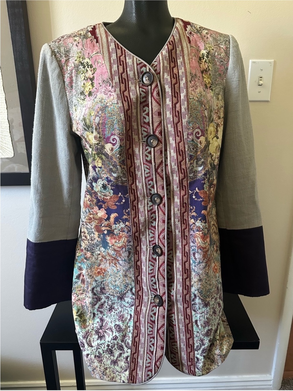 Sundance Floral Tapestry Patchwork Jacket